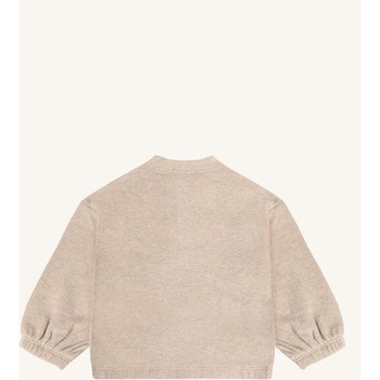 Hust & Claire HCSigurt Fine knit Sweatshirt 3552 Beige Melange