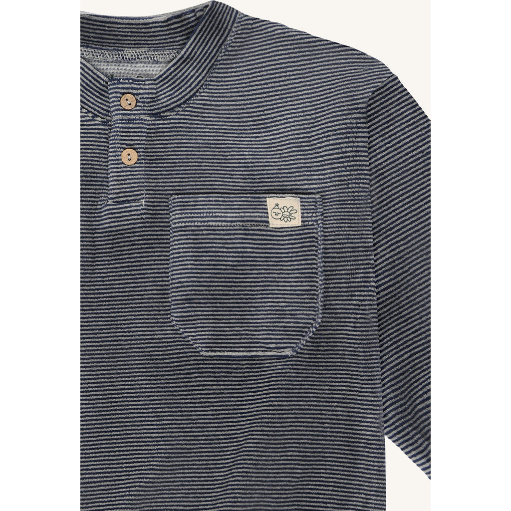 Hust & Claire HCSigurt Stripe Sweatshirt 3146 Blues