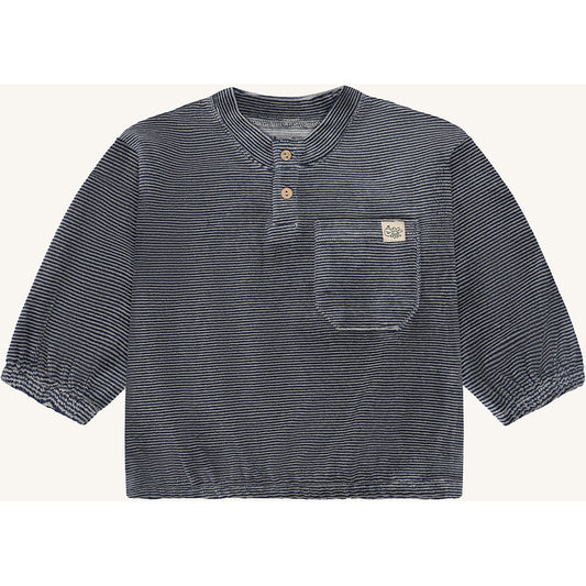 Hust & Claire HCSigurt Stripe Sweatshirt 3146 Blues