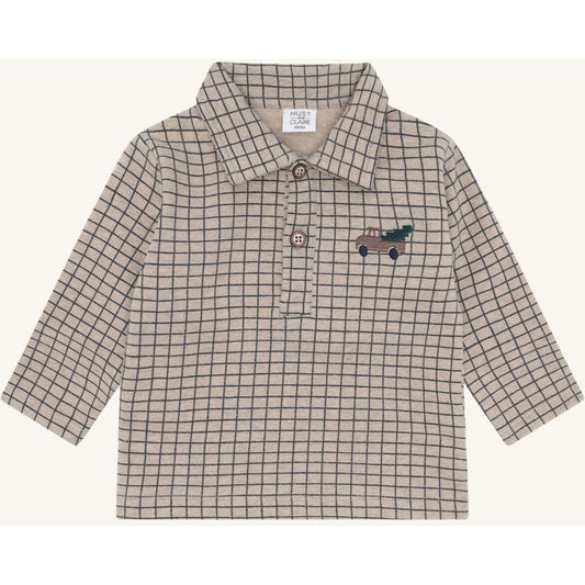 Hust & Claire HCSofus Check Sweatshirt 3554 Biscuit