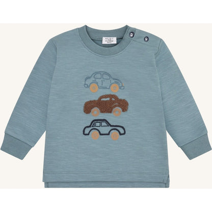 Hust & Claire HCSofus Loop Cars Sweatshirt 3140 Iron Blue
