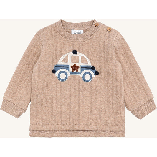 Hust & Claire HCSofus Policecar Sweatshirt 3554 Biscuit