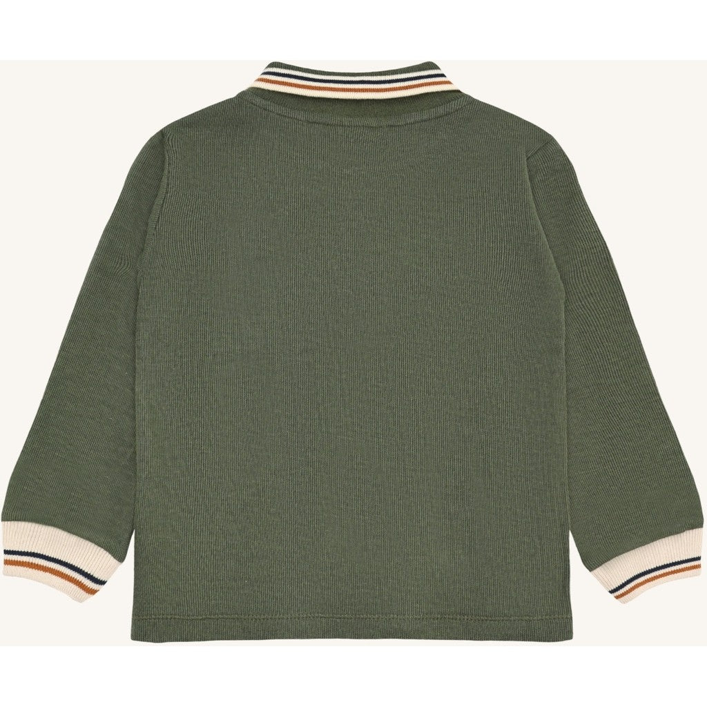 Hust & Claire HCStevie Polo stripes Polo L/S 3461 Deep Ivy