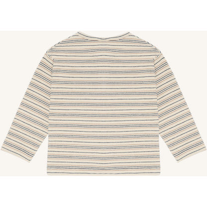 Hust & Claire HCSune Knitted stripe T-shirt L/S 3272 Snow White