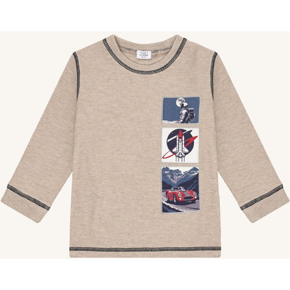 Hust & Claire HCSune Space T-shirt L/S 3554 Biscuit