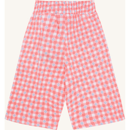 Hust & Claire HCTeah Flower Check Trousers 3761 Shell