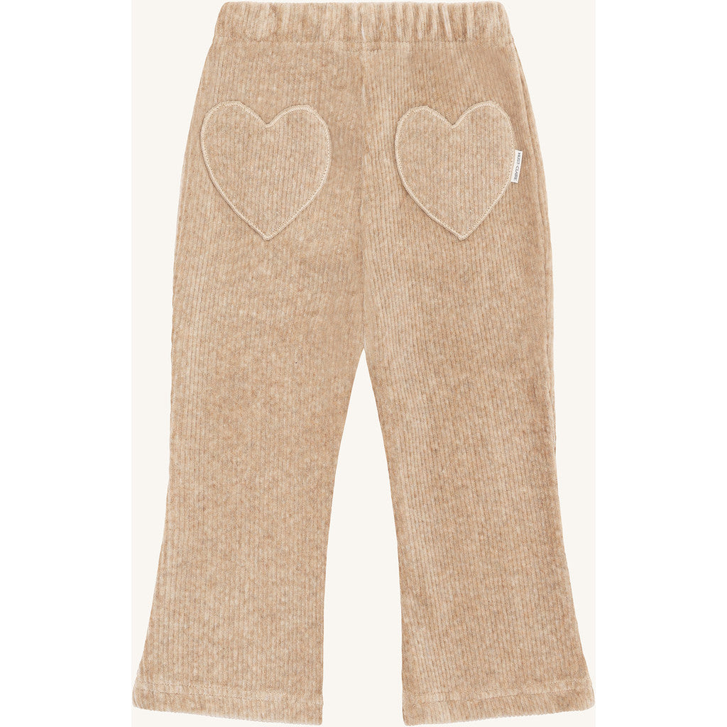 Hust & Claire HCThilde Ottoman velour - solid Jogging Trousers 3554 Biscuit