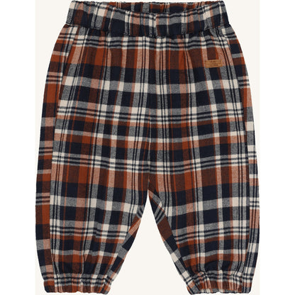 Hust & Claire HCTobby Urban check Trousers 4150 More Navy