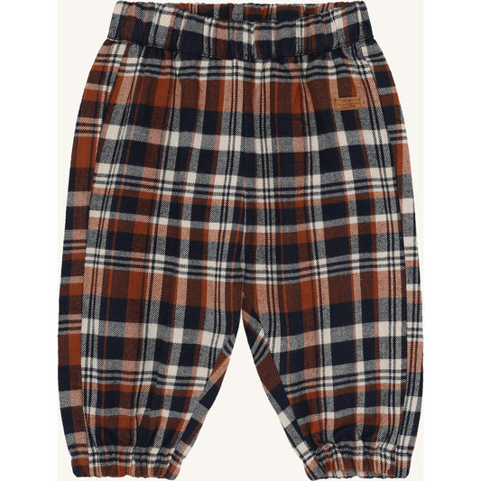 Hust & Claire HCTobby Urban check Trousers 4150 More Navy