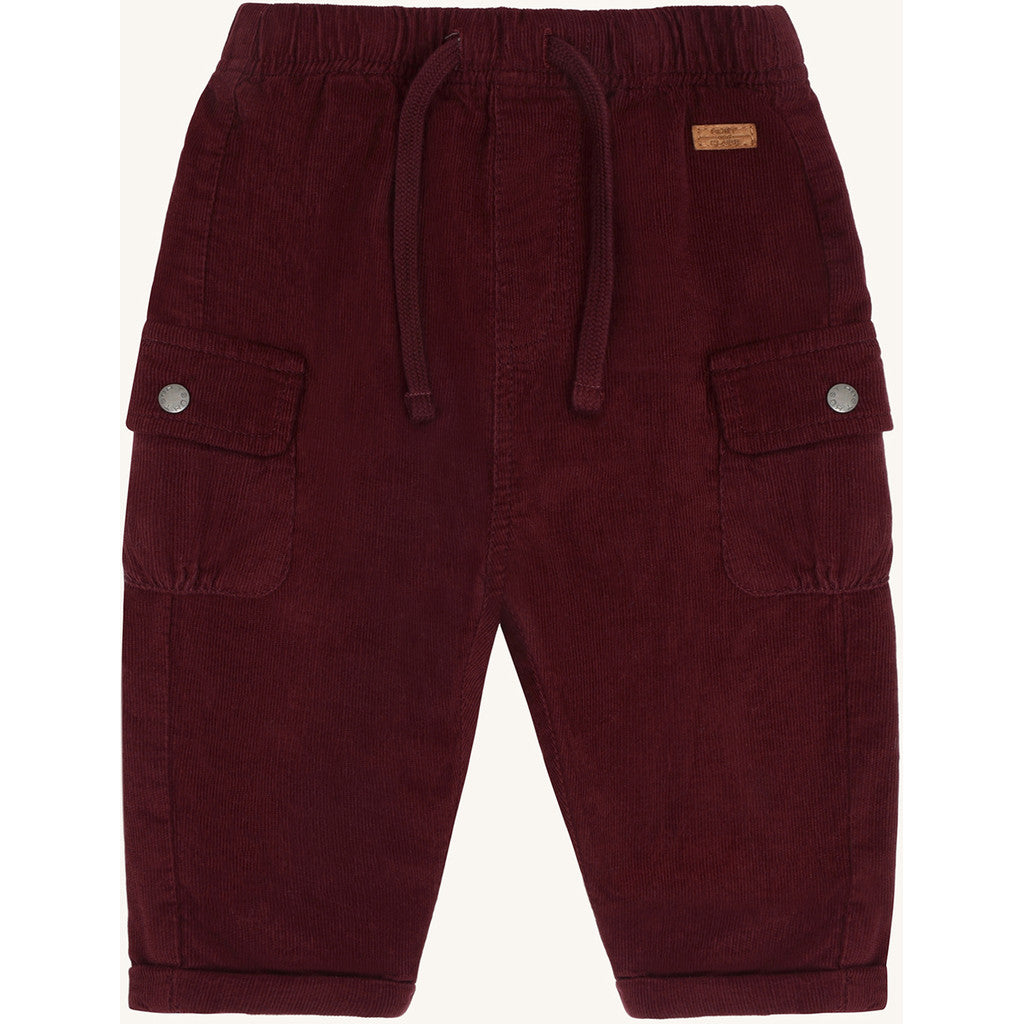 Hust & Claire HCTue Corduroy Trousers 4361 Red Chocolate