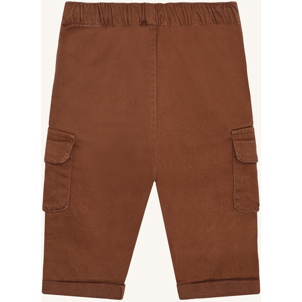 Hust & Claire HCTue Peached Canvas Trousers 4561 Bison