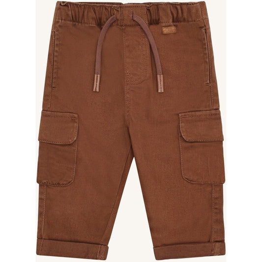 Hust & Claire HCTue Peached Canvas Trousers 4561 Bison