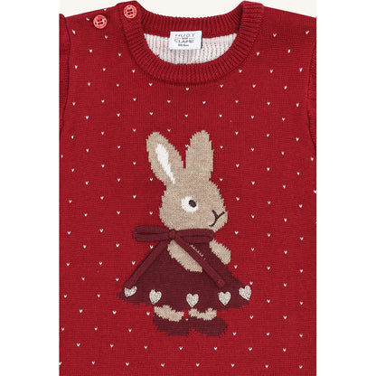 Hust & Claire HCVilma bunny Knitwear 3379 Teaberry