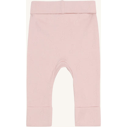 Hust & Claire Leggings HCLas Pointelle Giraffe Leggings 3322 Peach Dust