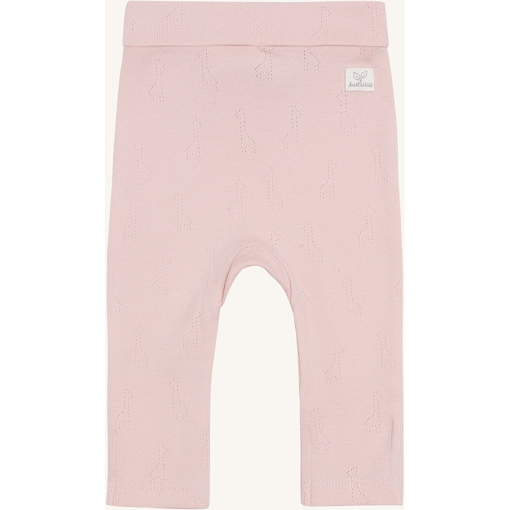 Hust & Claire Leggings HCLas Pointelle Giraffe Leggings 3322 Peach Dust