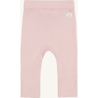 Hust & Claire Leggings HCLas Pointelle Giraffe Leggings 3322 Peach Dust