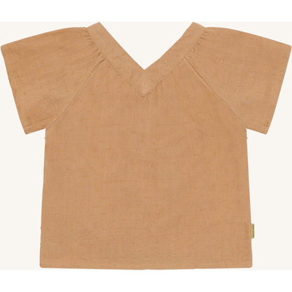 Hust & Claire Shirt HCRoselyn  dobby mousselin Shirts 3690 Warm Sand