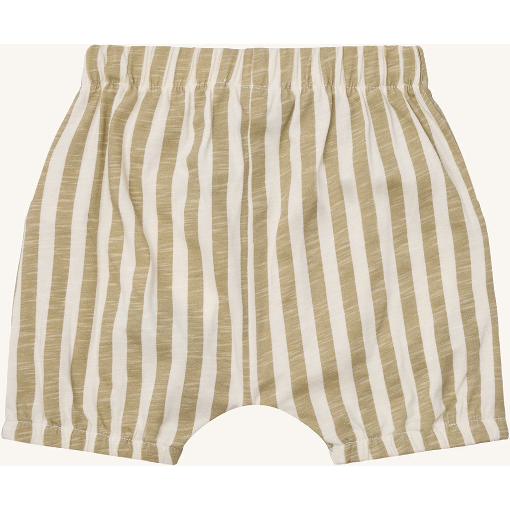 Hust & Claire Shorts HCHalvor Striped Shorts 4442 Green Bone