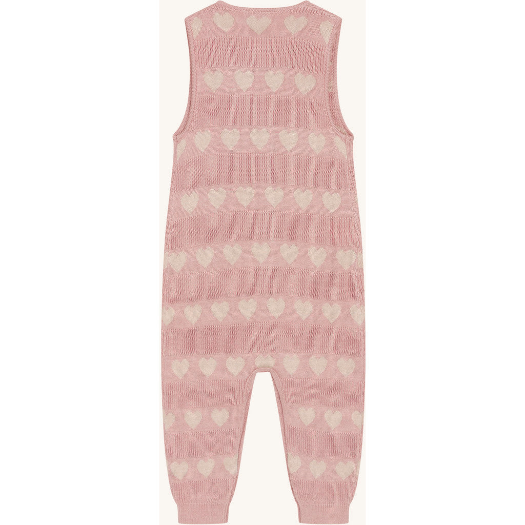 Hust & Claire Suit HCMonly Jacquard knit Pants suit 3366 Dusty Rose