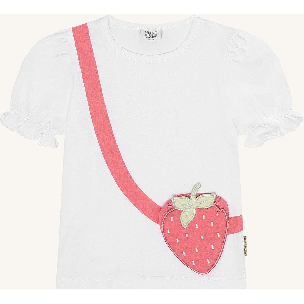 Hust & Claire T-shirt HCAlma bag T-shirt S/S 3246 White