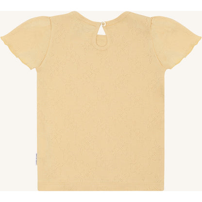 Hust & Claire T-shirt HCAlma basic pointelle T-shirt S/S 4614 Nectar