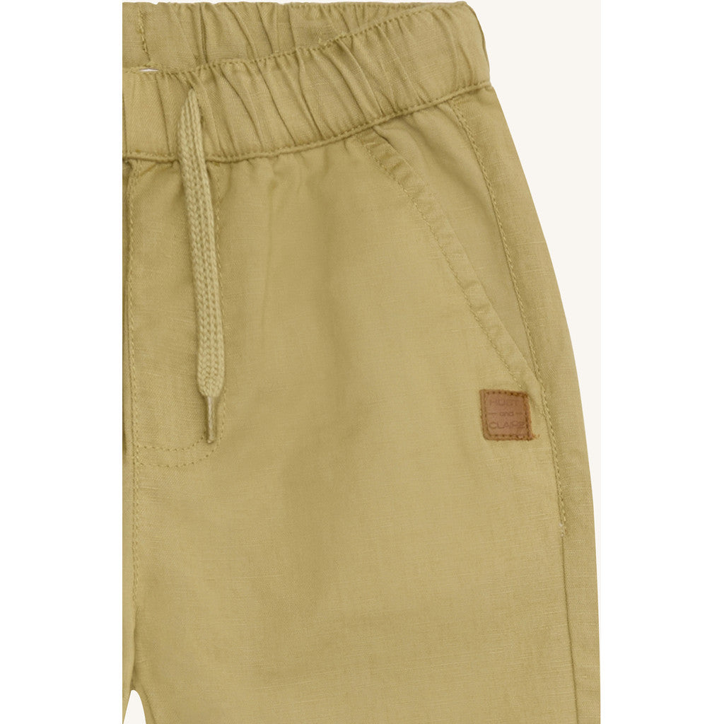 Hust & Claire Trousers HCThure Linen YD Trousers 4442 Green Bone